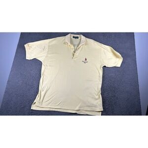 Vintage Gullane JIMMY HUME Polo Shirt Men's Large Muirfield 250th Anniversary
